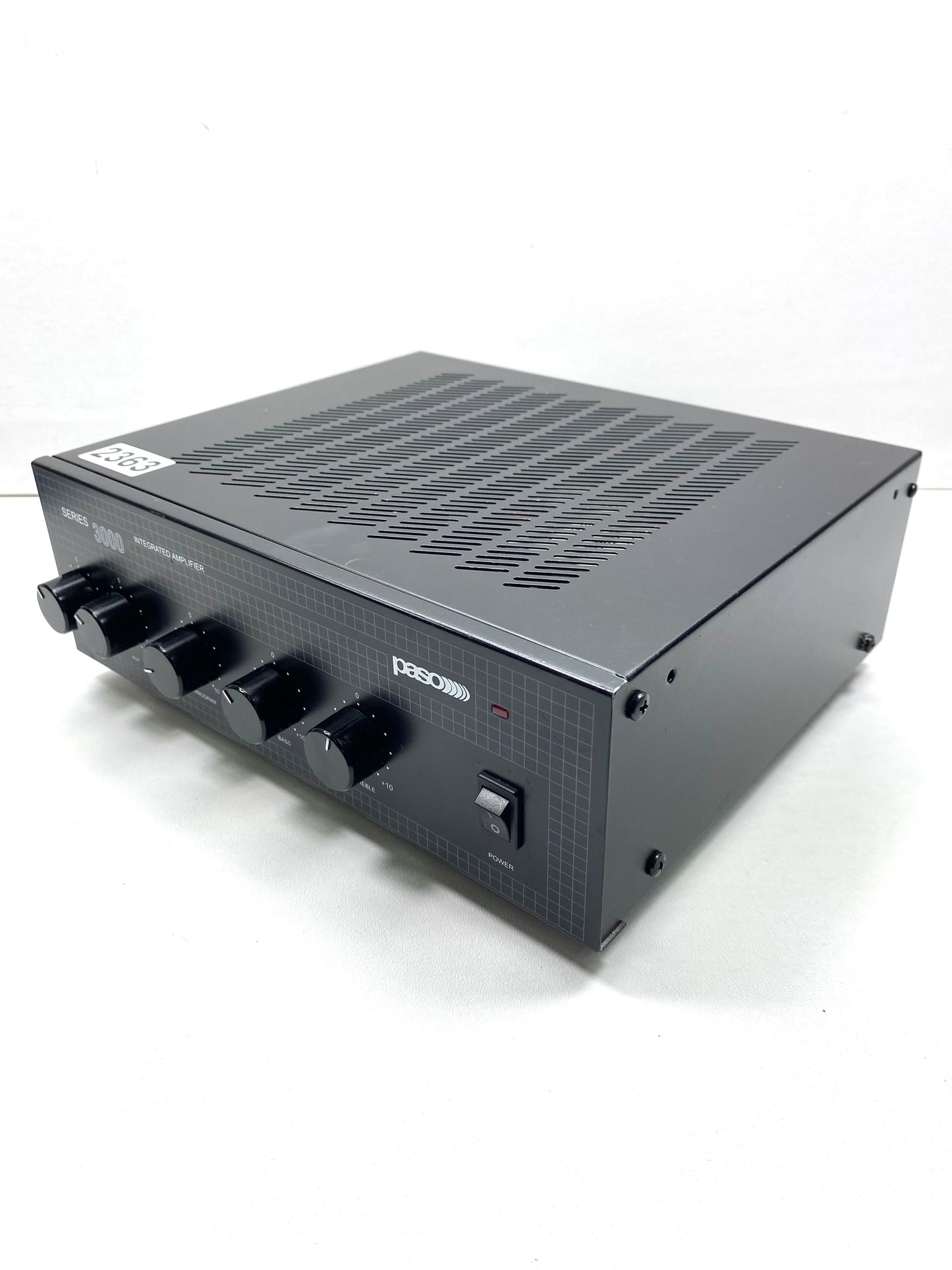 Amplificador Paging PASO Aiphone T3130BGM 30W RMS 4 Canales c/ Cable Auxiliar