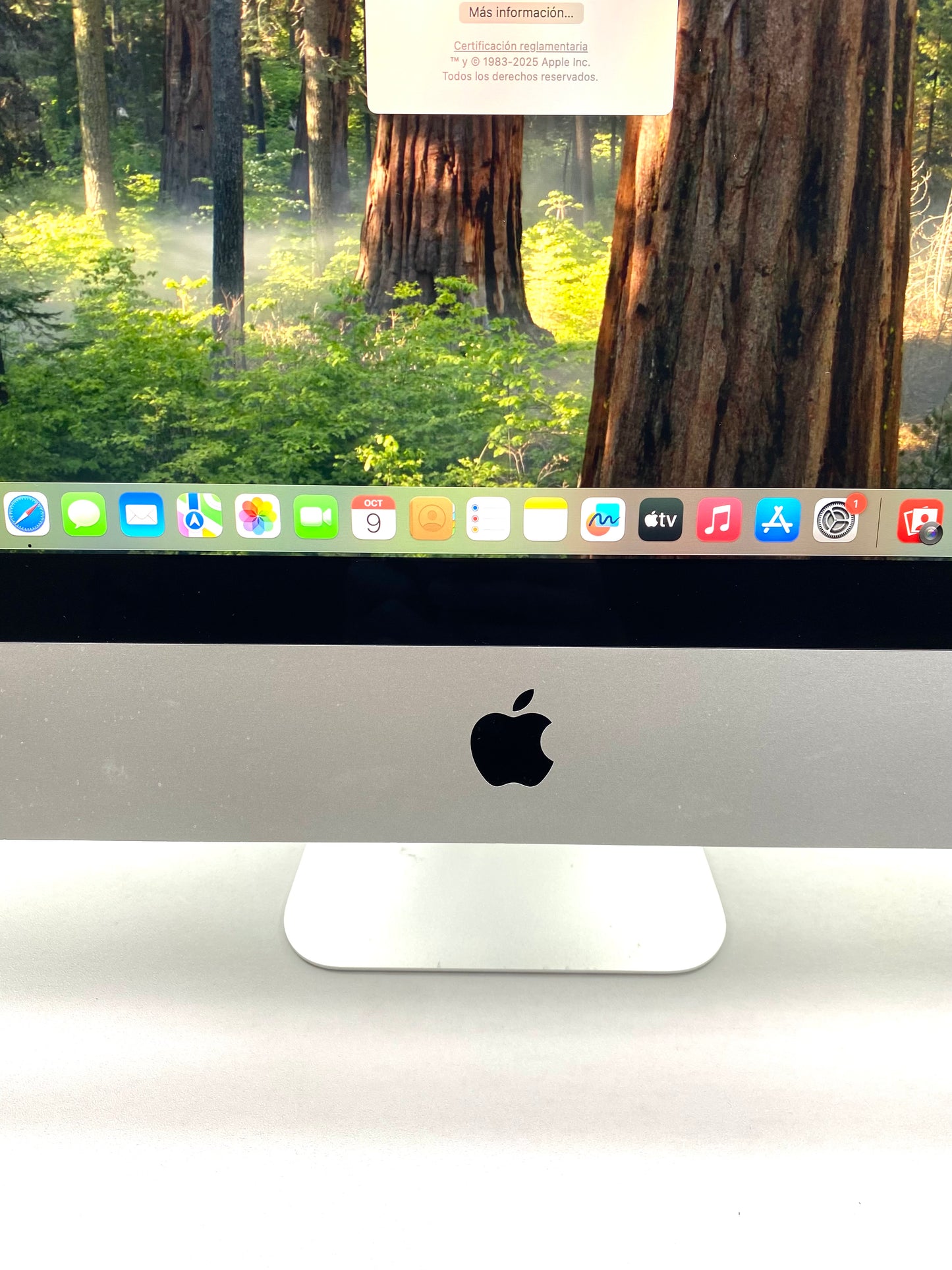 Apple iMac Retina 4K 21.5" 2019 21.5" 4096x2160 (4K) Core i3-8100 16GB RAM DDR4 256GB SSD macOS Sequoia c/ adaptador