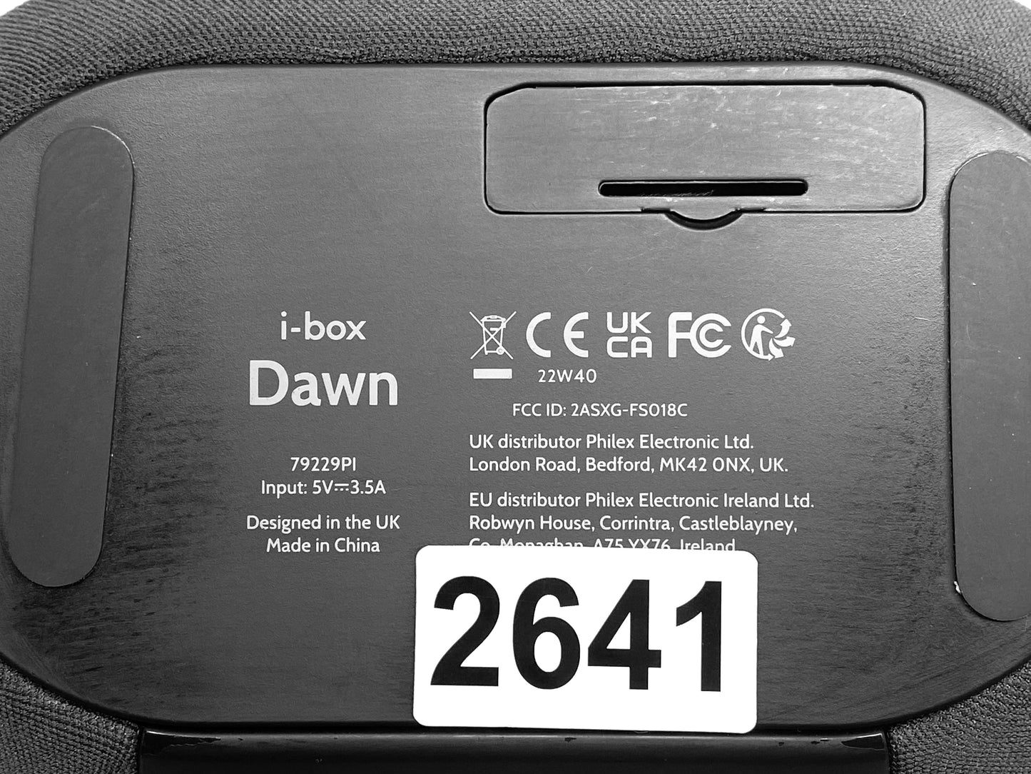 Radio Reloj Bluetooth i-Box Dawn Carga Qi & USB