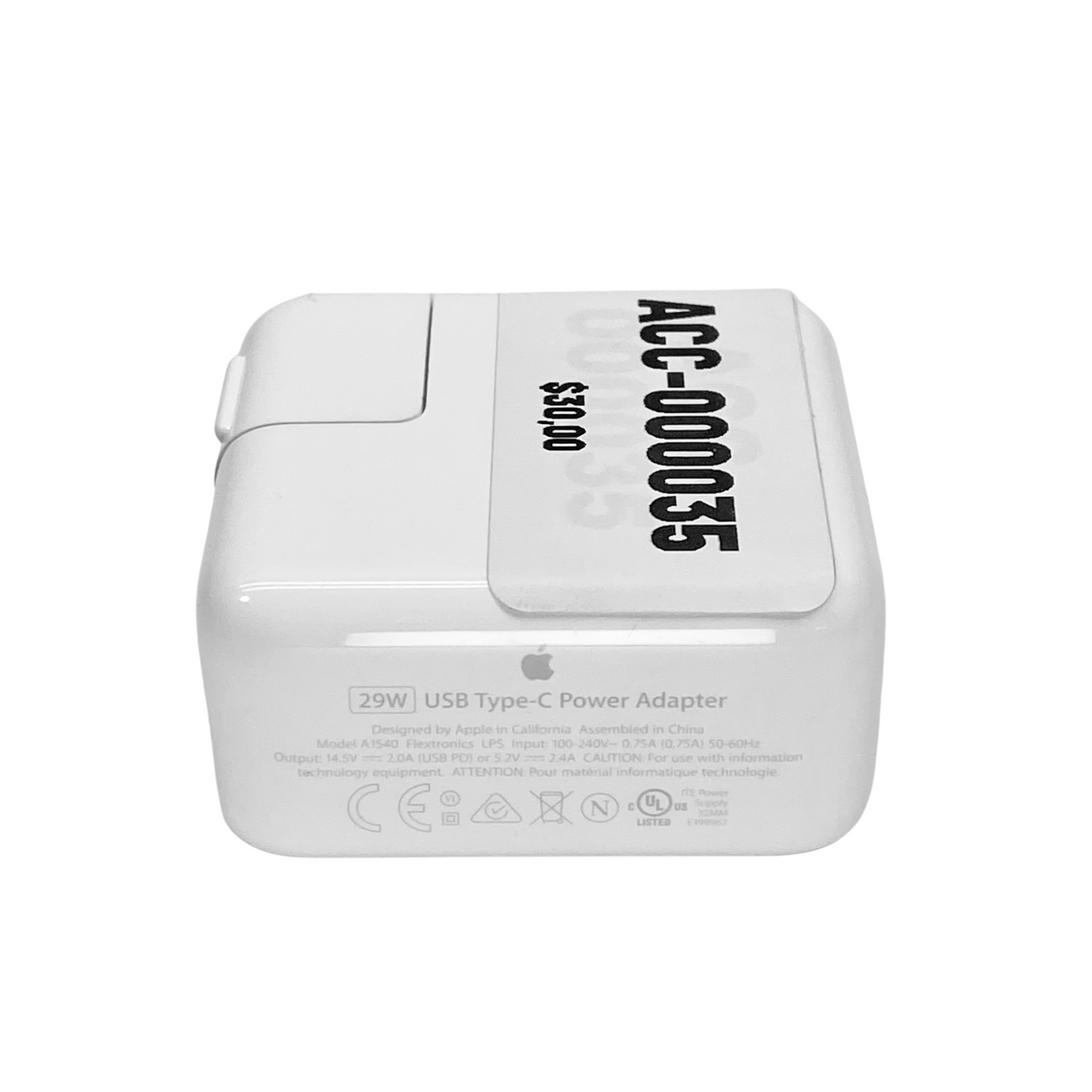 Cargador Apple A1540 Original 29W USB-C