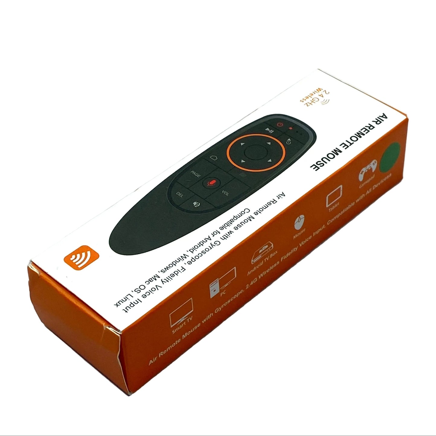 Control Air Mouse 2.4GHz Wireless c/ Voz & Giroscopio