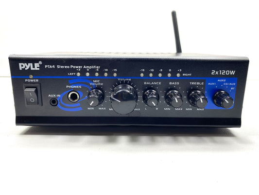 Amplificador Estéreo Pyle PTA4 c/120W RMS