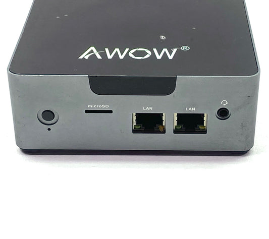 Mini PC Awow AK34 Celeron N3450 6GB RAM DDR3L 64GB SSD WINDOWS 10 HOME c/ adaptador
