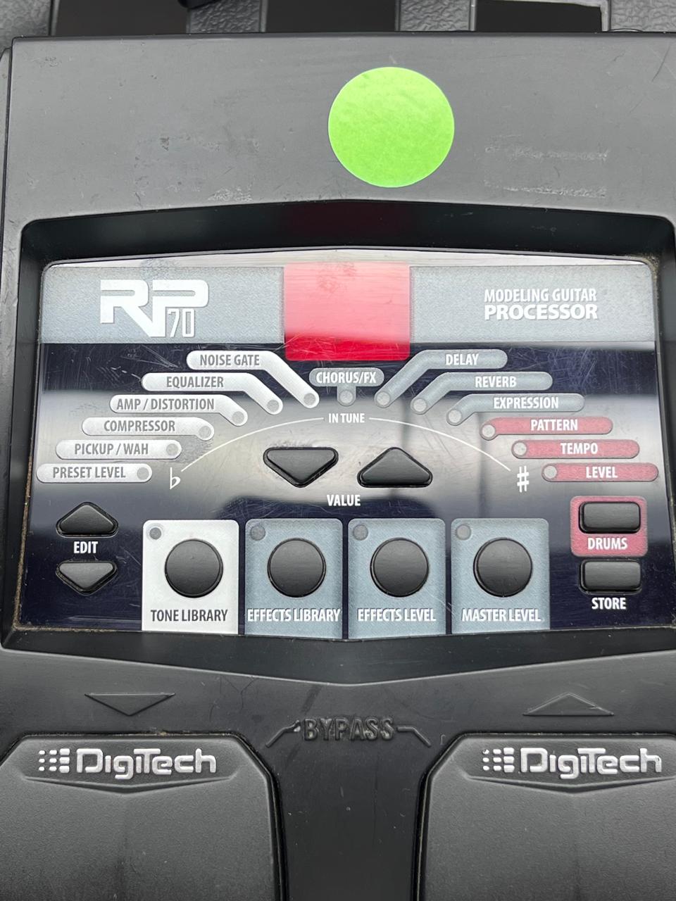 Digitech Procesador De Guitarra Multi FX Pedal RP70 c/ adaptador