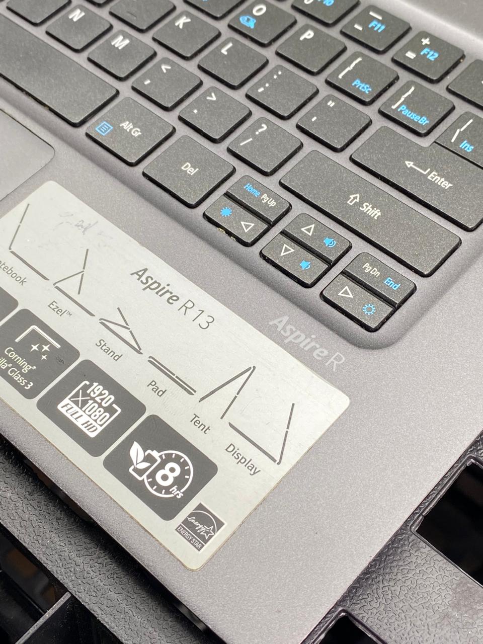 Laptop Acer R7-371T-50V5 13.3" Táctil Core i5-4210U 8GB RAM 256GB M.2 SSD WINDOWS 11 HOME c/cargador
