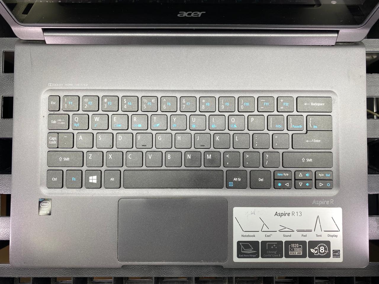 Laptop Acer R7-371T-50V5 13.3" Táctil Core i5-4210U 8GB RAM 256GB M.2 SSD WINDOWS 11 HOME c/cargador