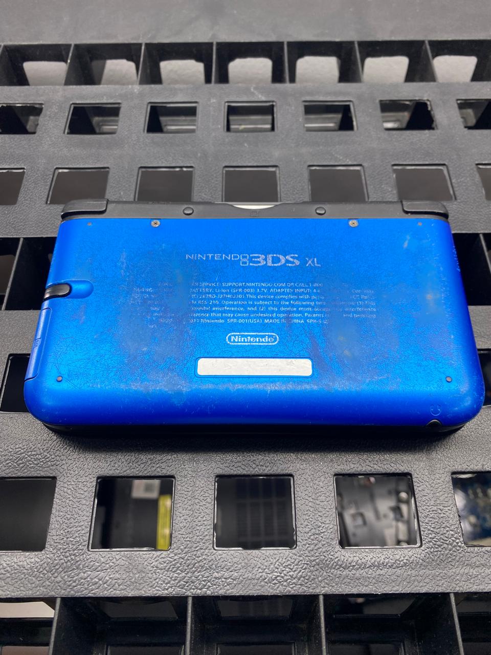 Nintendo 3DS XL Azul Negro SPR-001 Portátil W/ Cargador y Lápiz