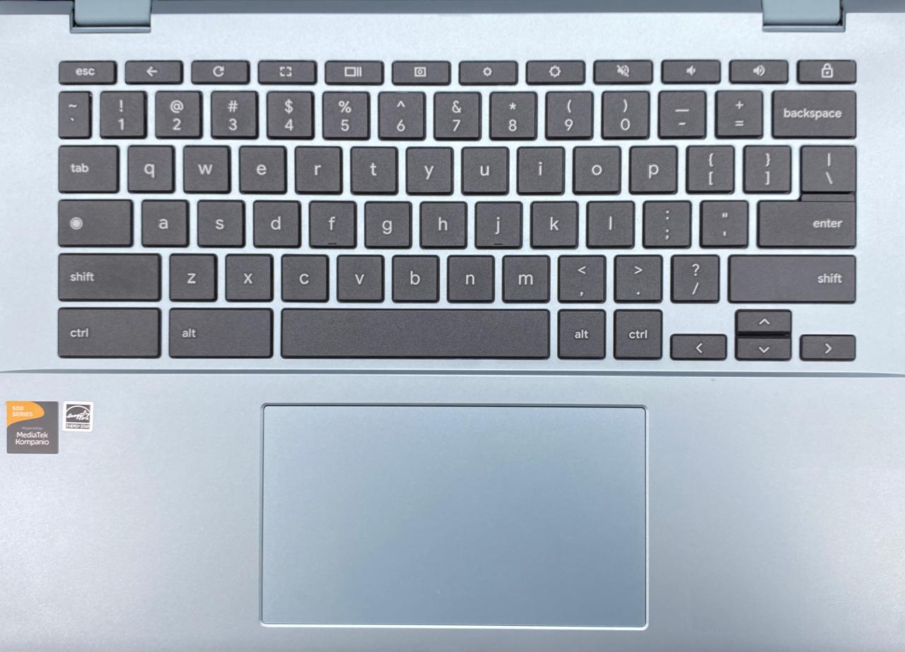 Laptop ASUS Chromebook Flip CM1402FM2A-WS44FT 14" 1920x1080 (FHD) MediaTek Kompanio 520 4GB RAM LPDDR4X 64GB SSD CHROME OS c/ cargador