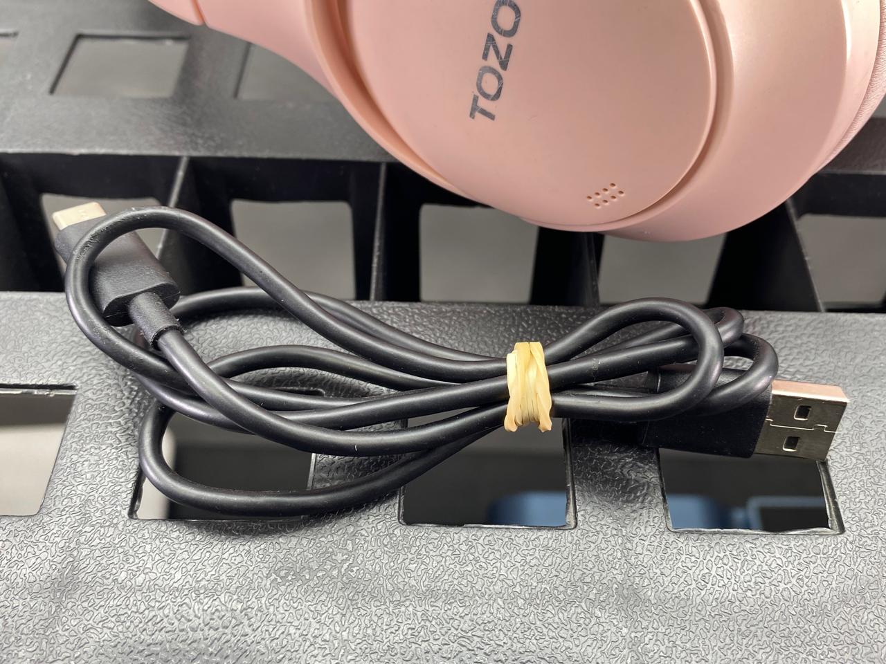 Audífonos Tozo HT2 Bluetooth c/ Cancelación de Ruido y Cable USB-C