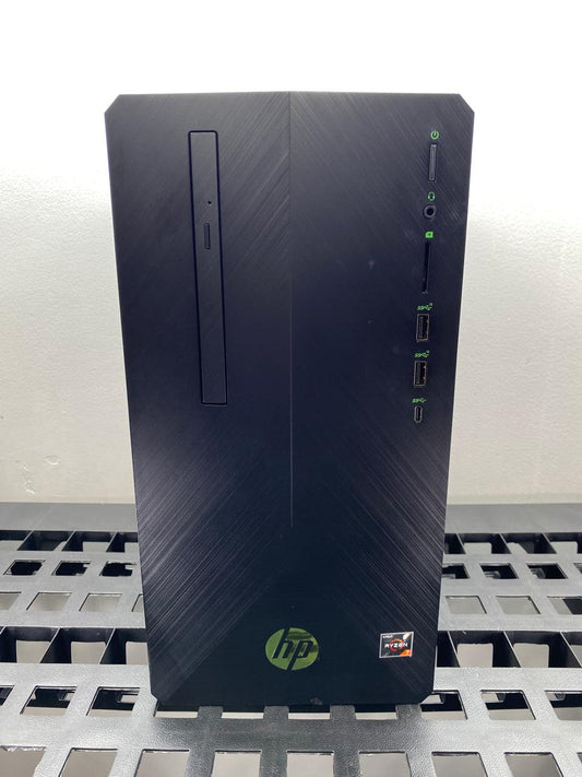 Desktop HP Pavilion Gaming Desktop 690-0067c MT Ryzen 7 1700 16GB RAM DDR4 512GB NVMe SSD + 2TB HDD WINDOWS 11 PRO c/ adaptador