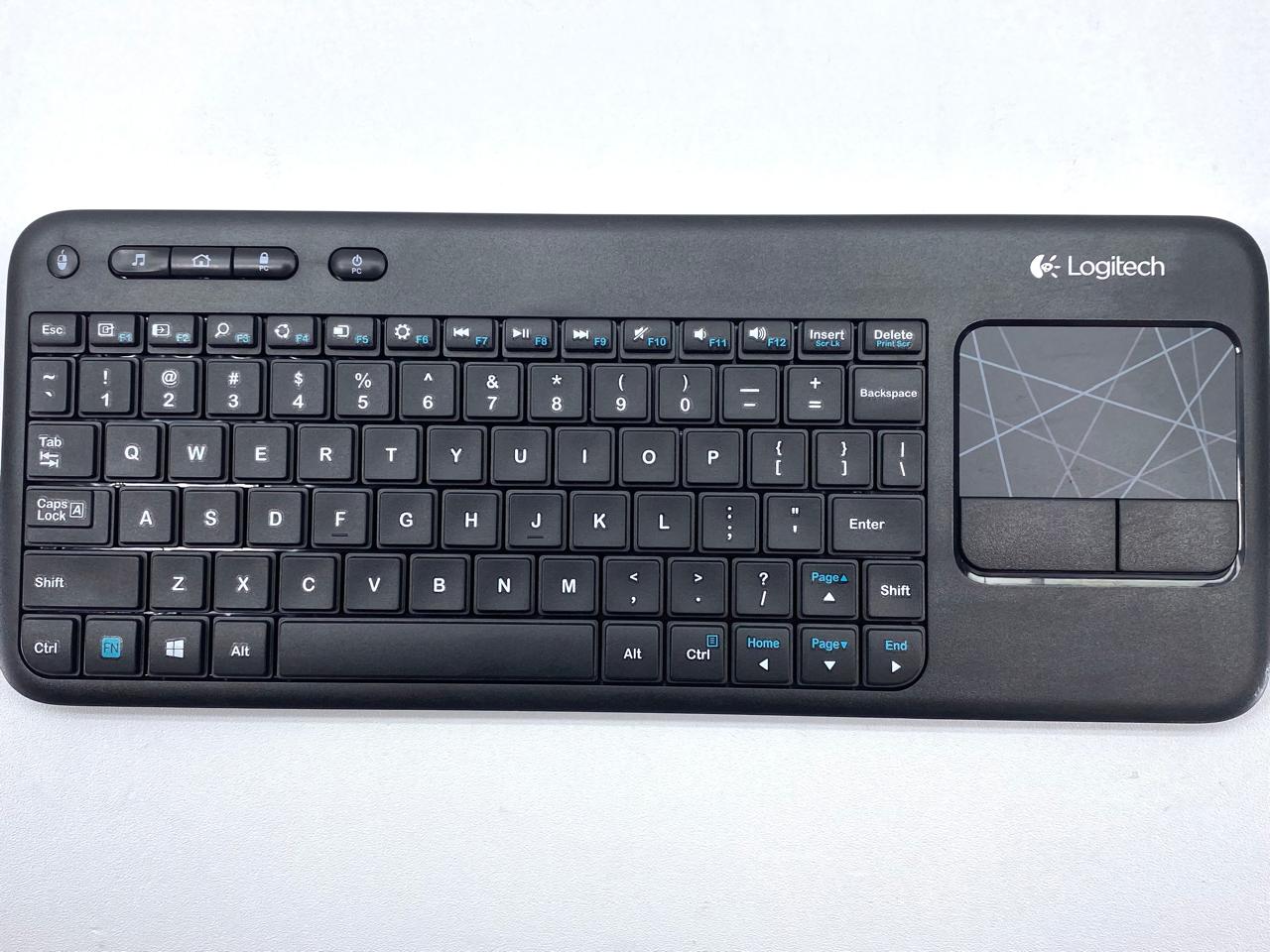 Teclado Inalámbrico Logitech K400r con Touchpad USB Wireless