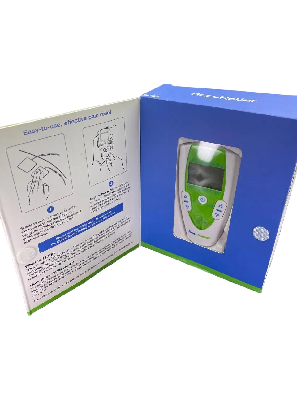 Sistema de Alivio de Dolor AccuRelief TENS ACRL-300 para Dolor de Espalda, Cuello y Corporal