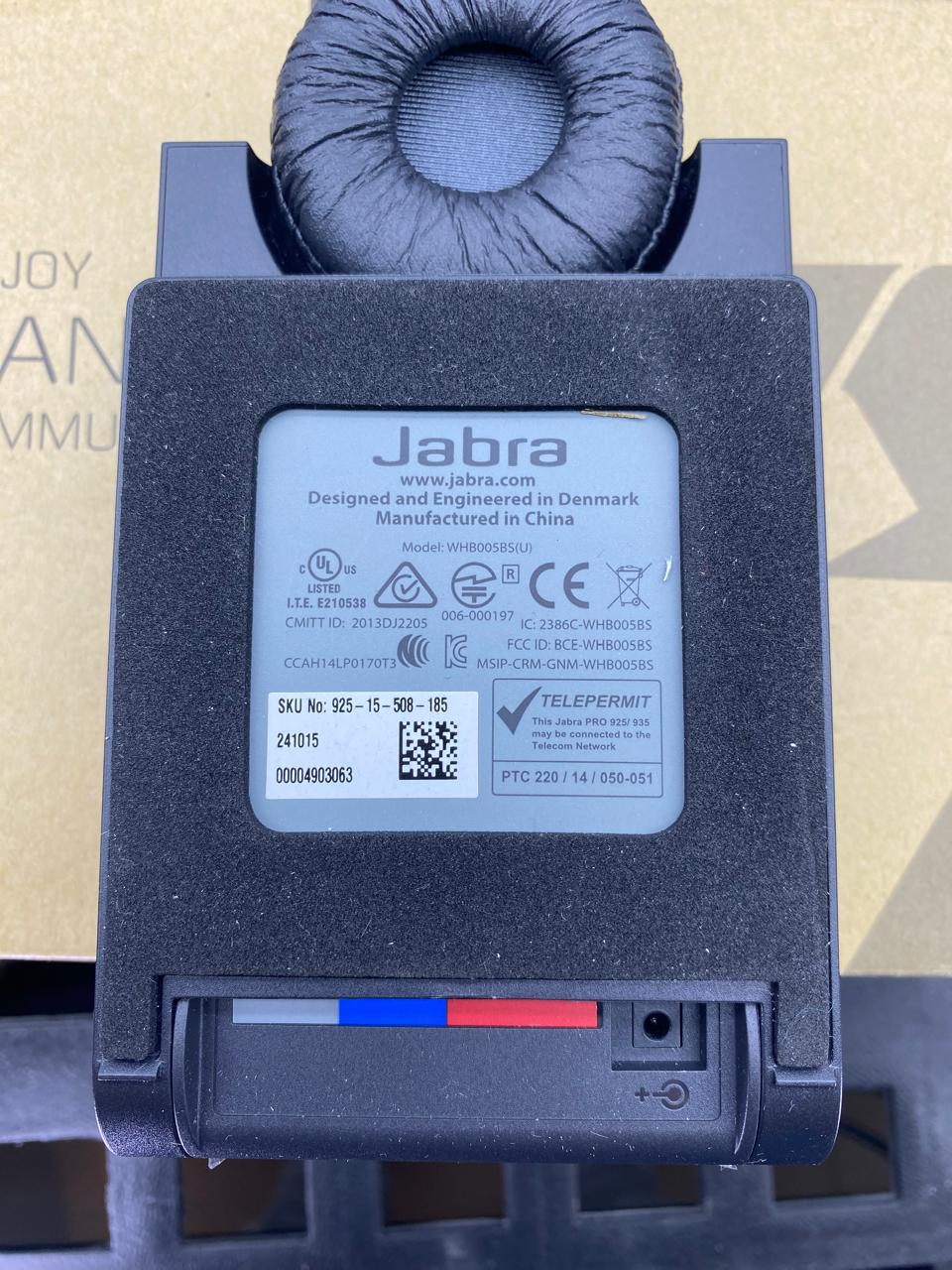 Auricular Jabra Pro 925 con Conectividad Dual 925-15-508-185 con Caja y Manual