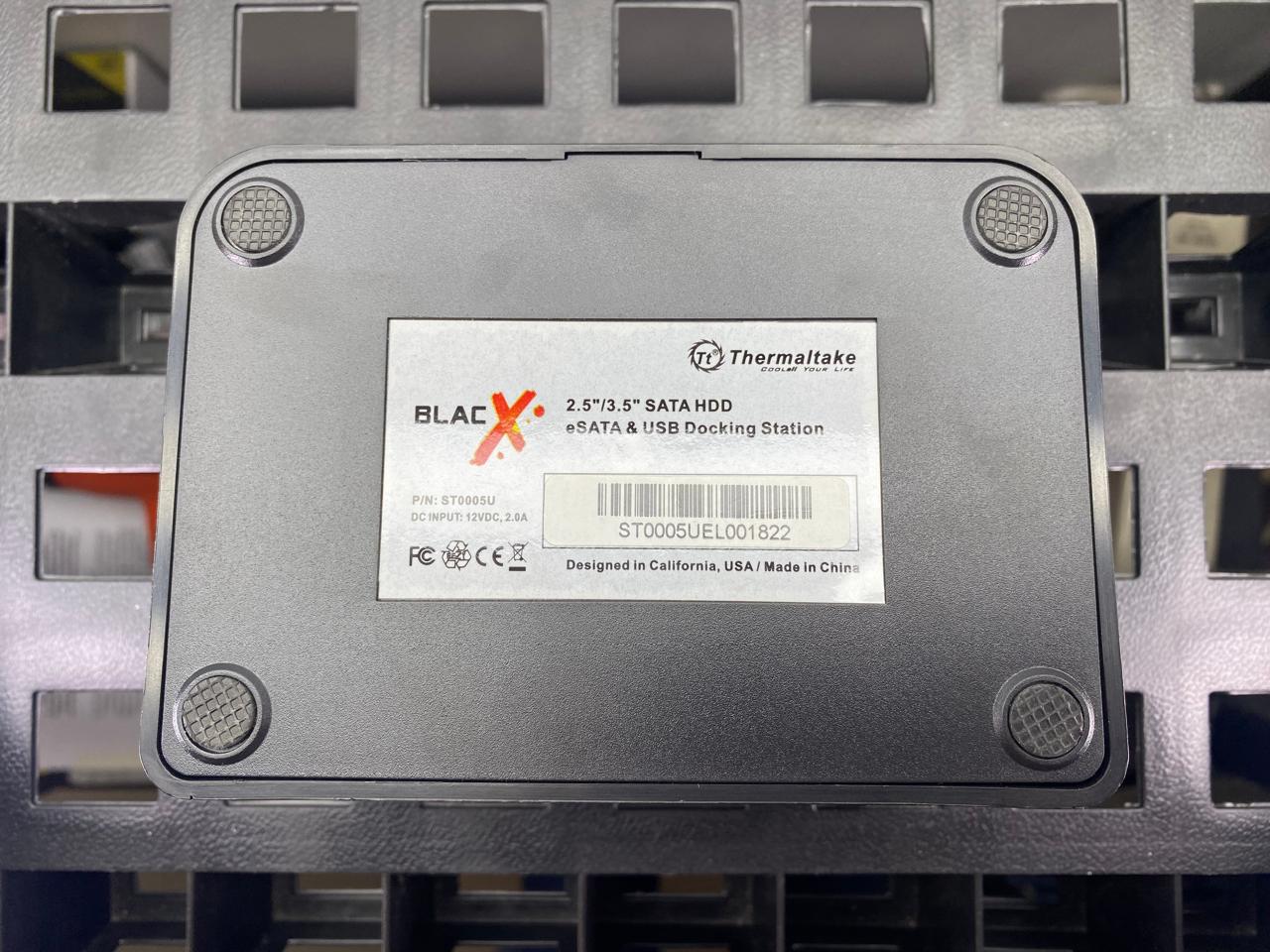 Thermaltake BlacX Lector Externo 2.5"/3.5" SATA HDD eSATA & USB
