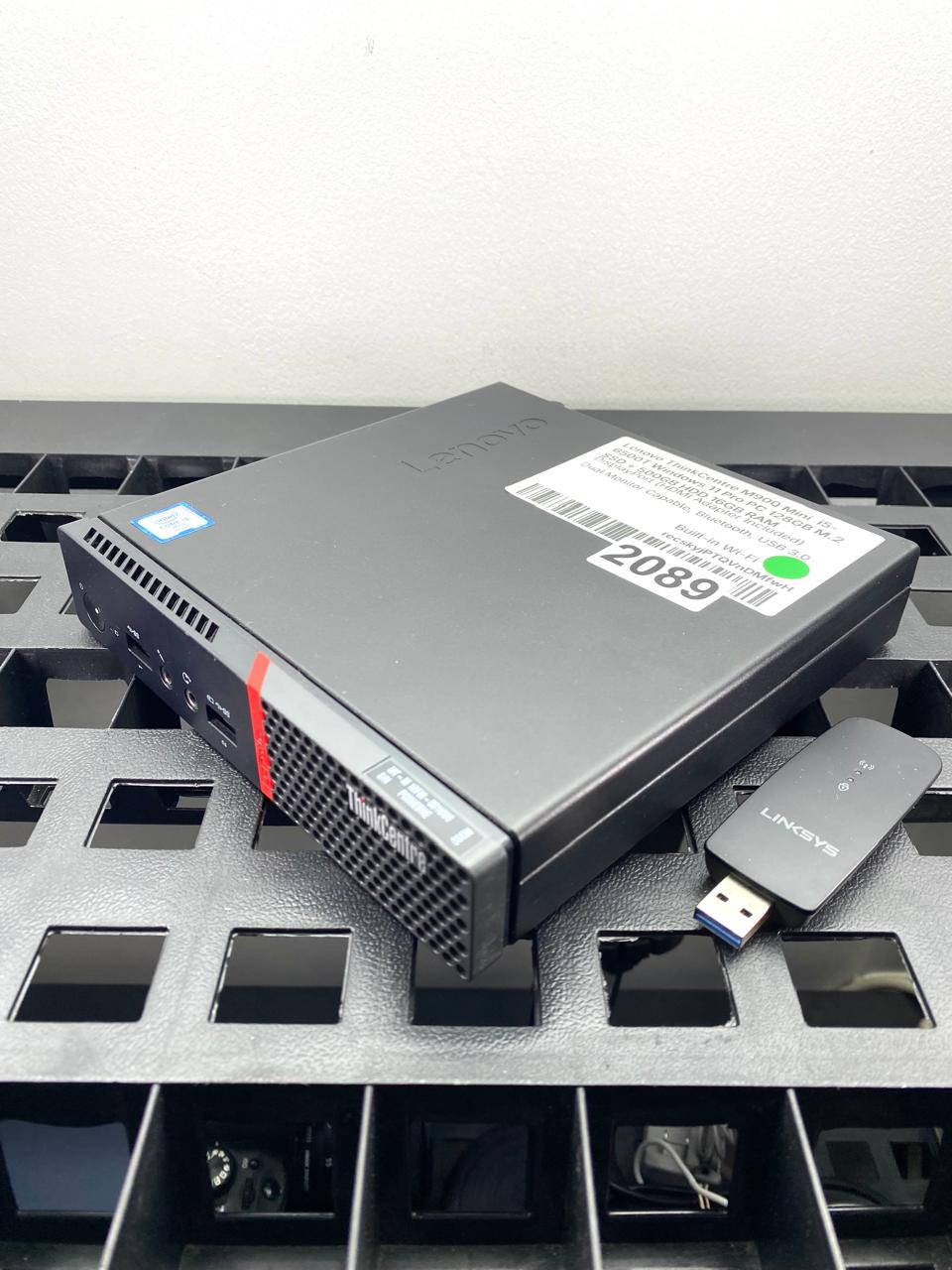 Desktop Lenovo ThinkCentre M900 Core i5-6500T 16GB RAM 128GB SSD + 500GB HDD WINDOWS 11 PRO c/cargador