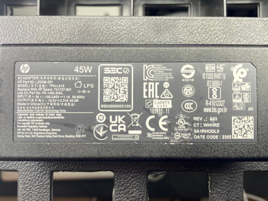 Cargador Original HP Punta Azul para Laptop c/ Cable de Corriente