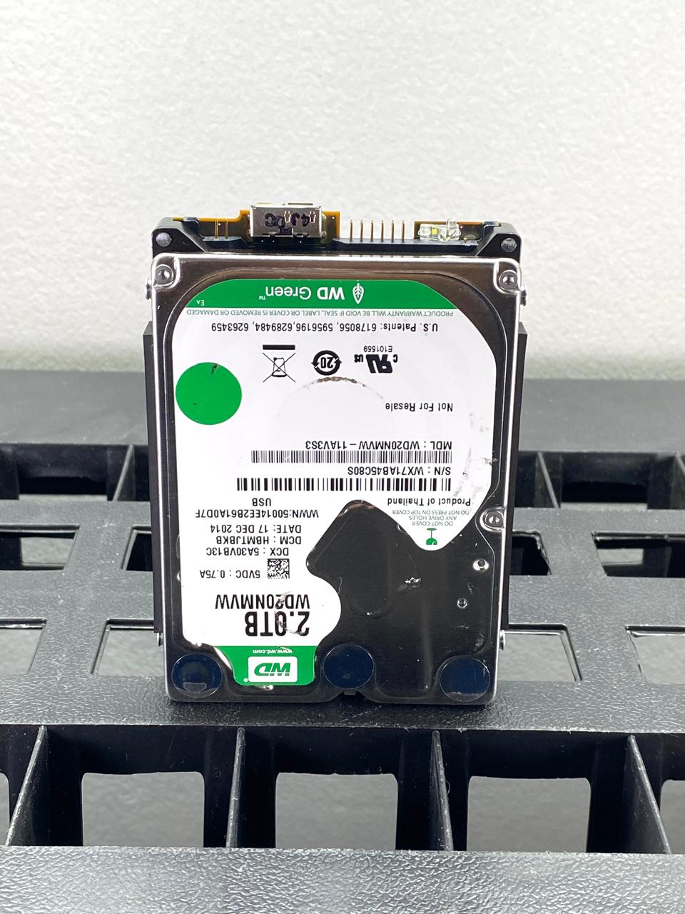 Disco Duro Portátil Western Digital WD20NMVW 2TB USB Interno sin Caja c/ Cable