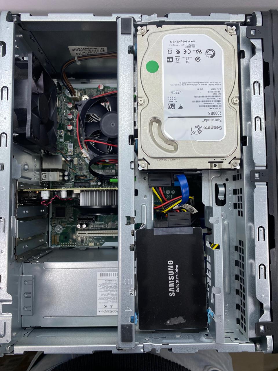 Desktop HP ProDesk 600 G3 MT Core i7-6700 32GB RAM DDR4 960GB SSD + 2TB HDD WINDOWS 11 PRO c/ adaptador