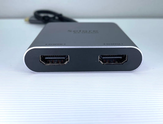 Adaptador Selore S-Global SEUC0703 USB-C a Doble HDMI 4K