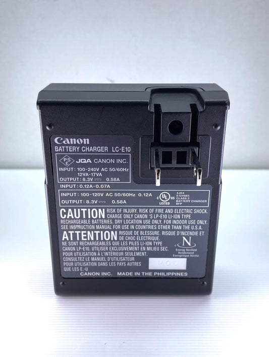Cargador Canon LC-E10 Original para Baterías LP-E10 de Cámara DSLR