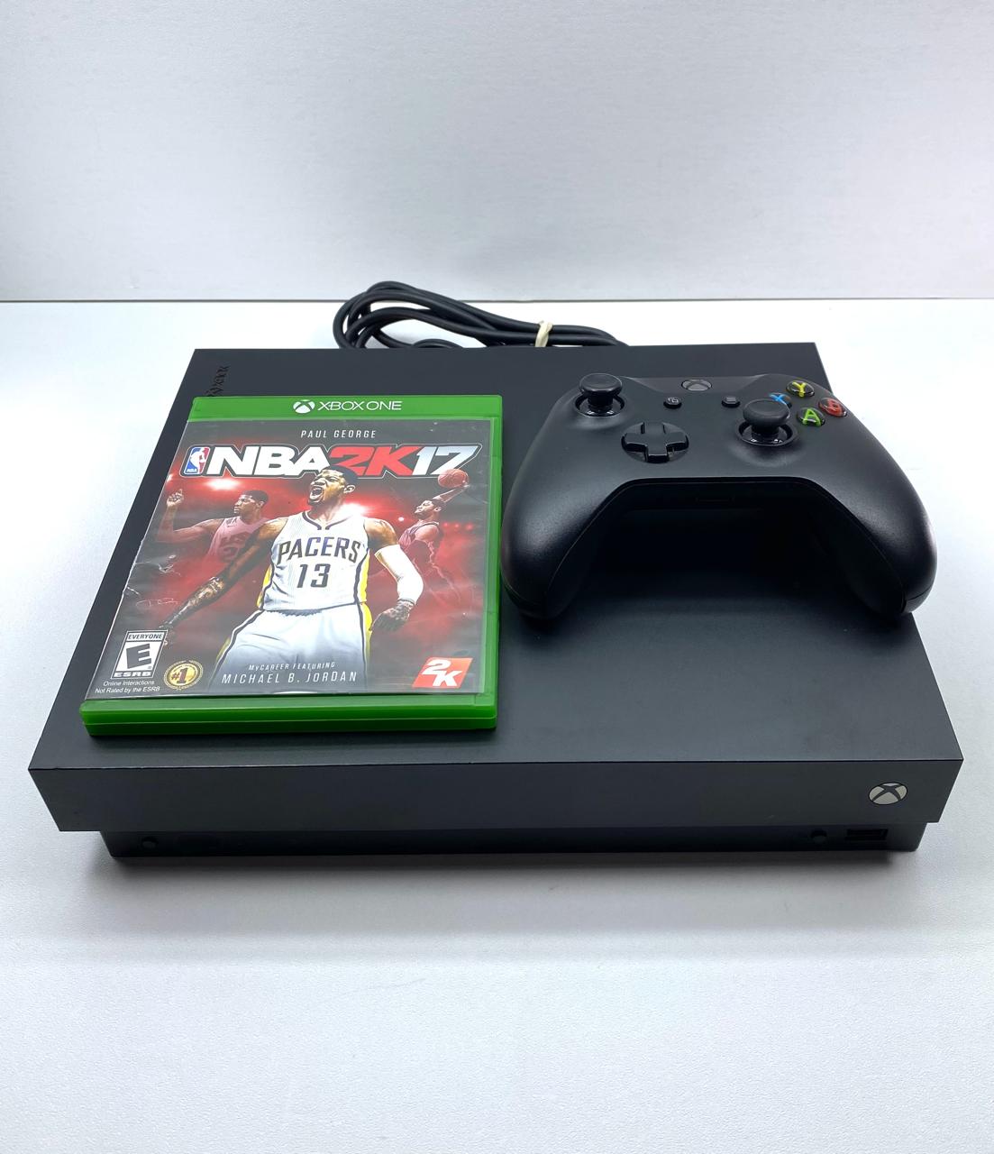 Xbox One 1TB 1787 c/ NBA 2017 Control Wireless Cable Power & HDMI