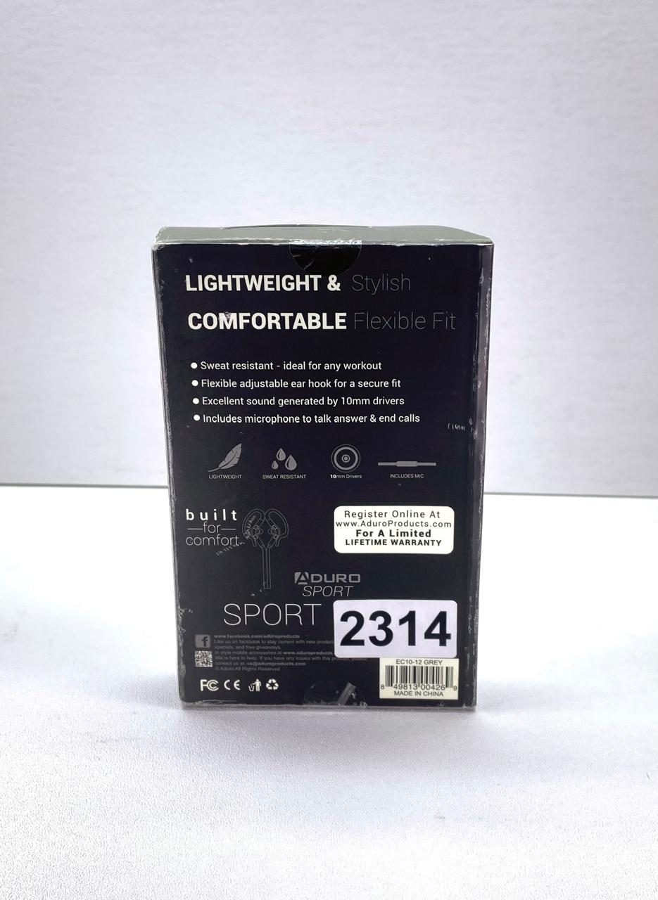 Audífonos Deportivos Aduro Sport Cableados c/ Micrófono