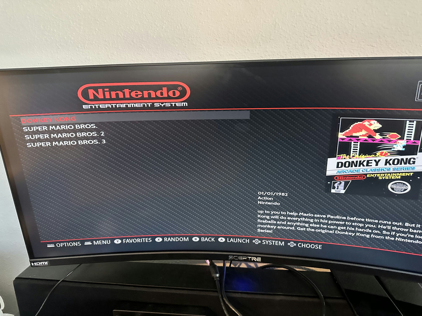 RetroPIe Mini Consola de Juegos c/ Dos controles, Cable HDMI y Adaptador de corriente