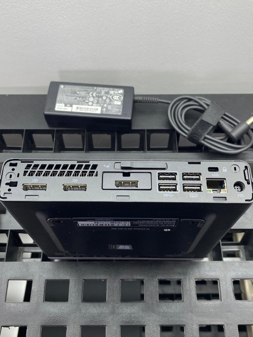 Desktop HP EliteDesk 800 G3 Core i5-7500T 16GB RAM 120GB SSD WINDOWS 11 PRO c/cargador