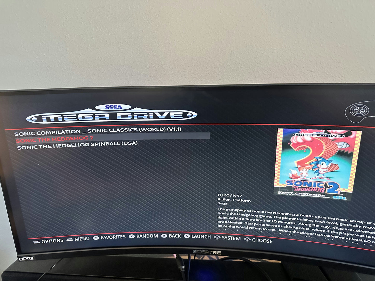 RetroPIe Mini Consola de Juegos c/ Dos controles, Cable HDMI y Adaptador de corriente