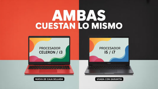 Comprar una laptop nueva o usada, ¡Hay que pensarlo!