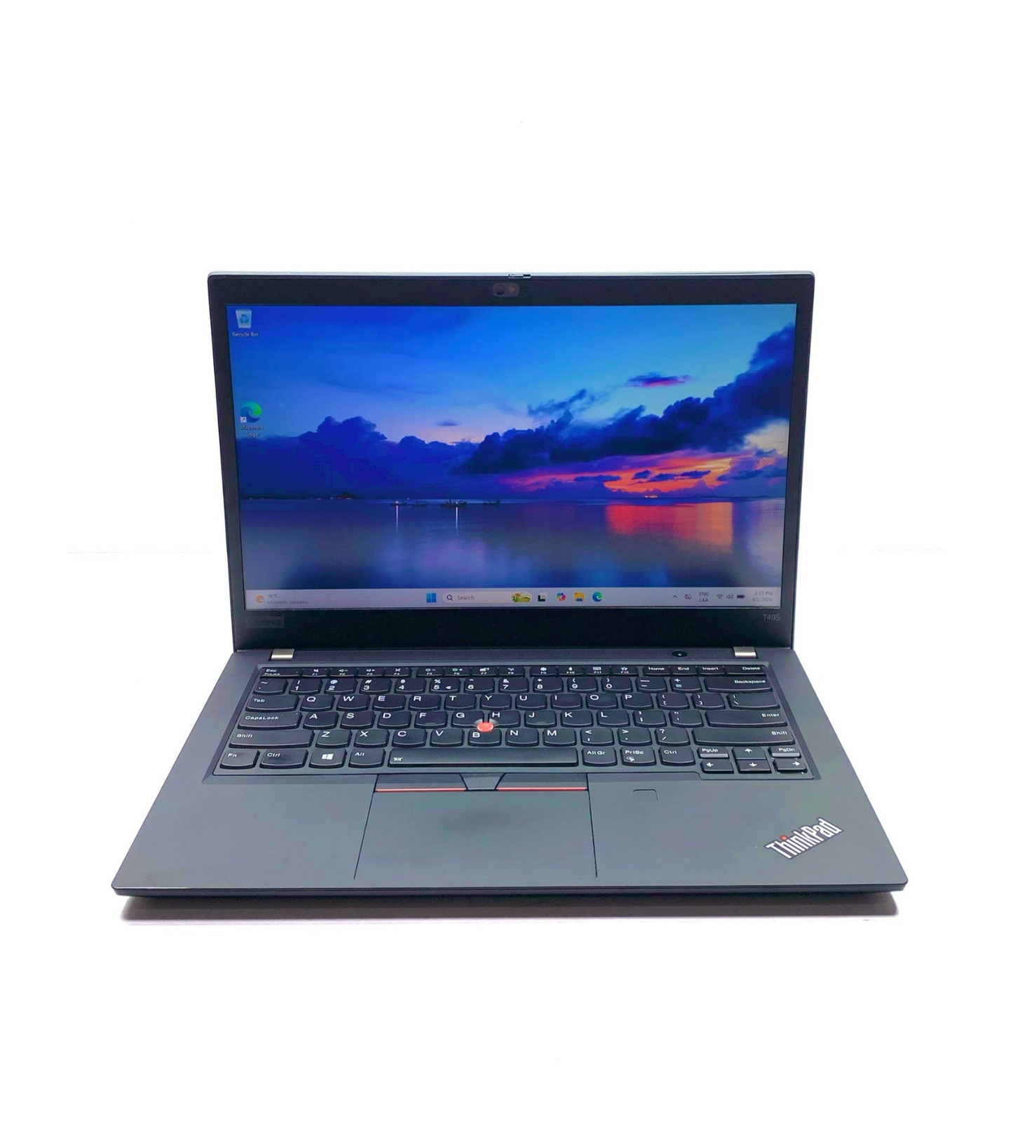 Laptop Lenovo ThinkPad T495 14" 1920x1080 (FHD) Ryzen 5 Pro 3500U 16GB DDR4 256GB SSD WINDOWS 11 HOME c/ cargador