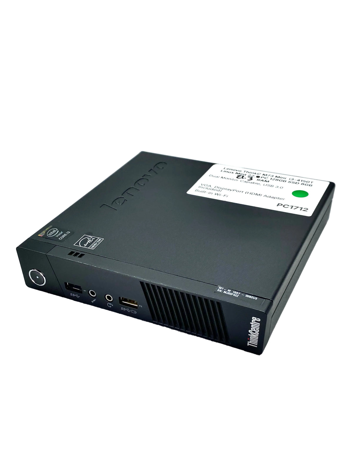 Desktop Lenovo ThinkCentre M73 i3-4150 8GB 120GB SSD LINUX MINT c/ adaptador