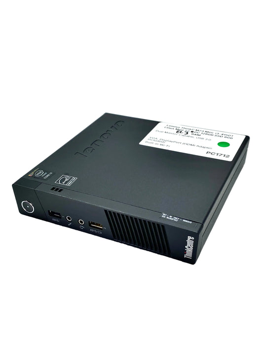 Desktop Lenovo ThinkCentre M73 i3-4150 8GB 120GB SSD LINUX MINT c/ adaptador