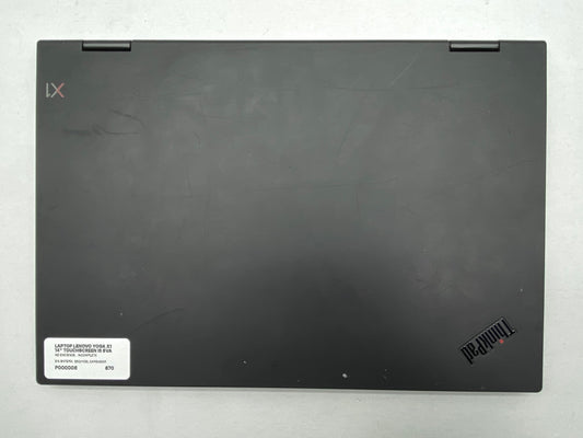 Laptop Lenovo Yoga X1 14" Touchscreen i5 8va Gen PARTES O REPARAR