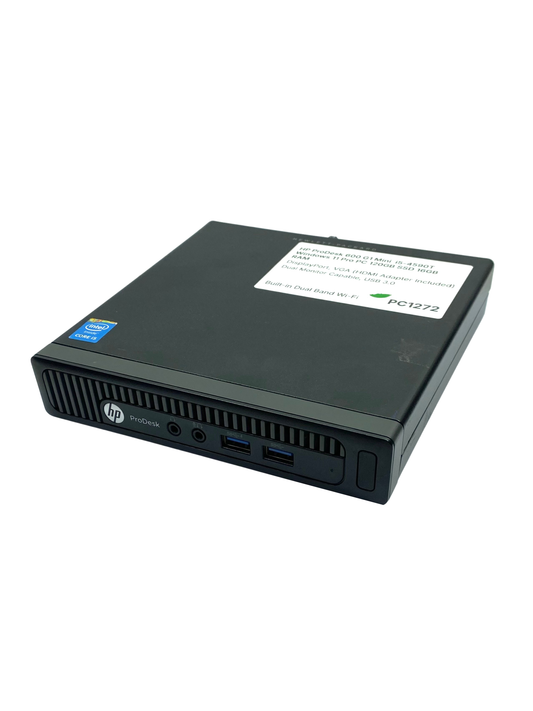 Desktop HP ProDesk 600 G1 i5-4590T 16GB DDR3 120GB SSD WINDOWS 11 PRO c/ adaptador