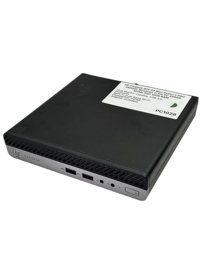 Desktop HP ProDesk 405 G4 Ryzen 5 Pro 2400 GE WINDOWS 11 PRO 256GB NVMe SSD, 16GB RAM c/  adaptador