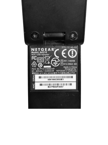 Adaptador Wi-Fi Netgear A6210 USB 3.0 AC1200 Dual Band