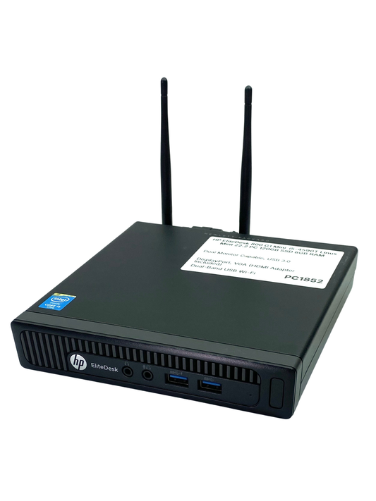 Desktop HP EliteDesk 800 G1 Core i5-4590T 8GB DDR3 120GB SSD WINDOWS 11 PRO c/ adaptador