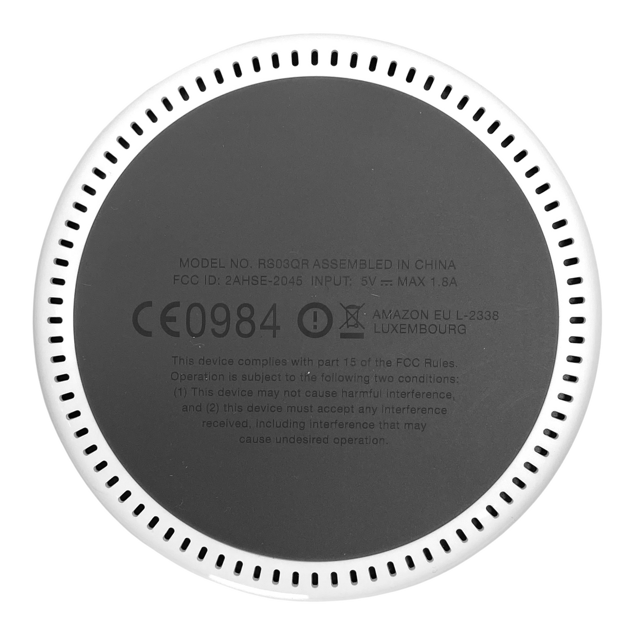 Altavoz Inteligente Alexa Echo Dot 2da Gen RS03QR c/ adaptador y caja