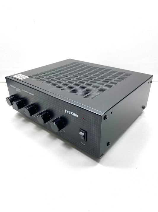Amplificador Paging PASO Aiphone T3130BGM 30W RMS 4 Canales c/ Cable Auxiliar