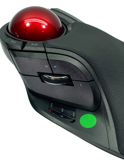 Trackball Inalámbrico ELECOM HUGE M-HT1DRBK c/ dongle