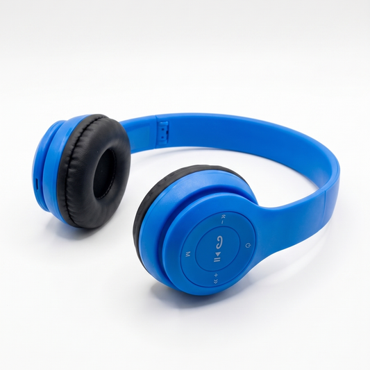 Audífonos Bluetooth Gems WOE24HPB Blue c/ cable