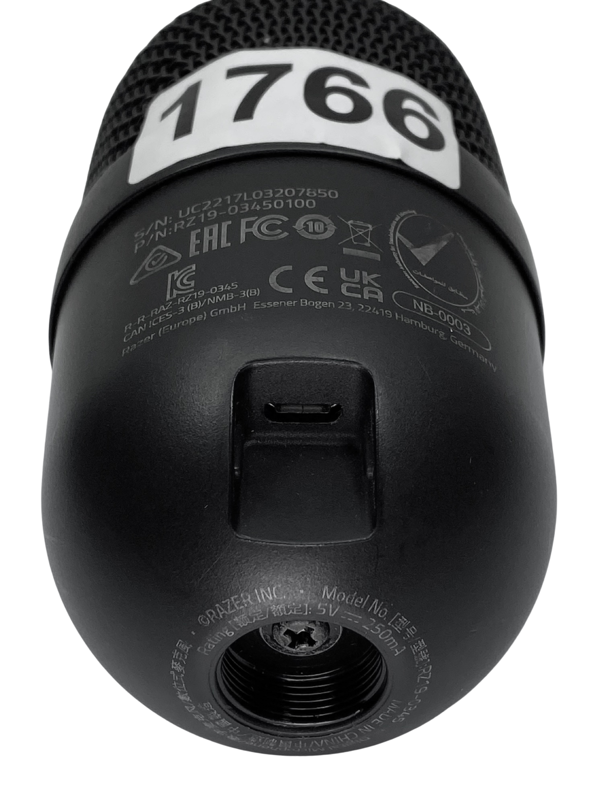 Micrófono Razer Seiren Mini RZ19-0345 c/ cable USB