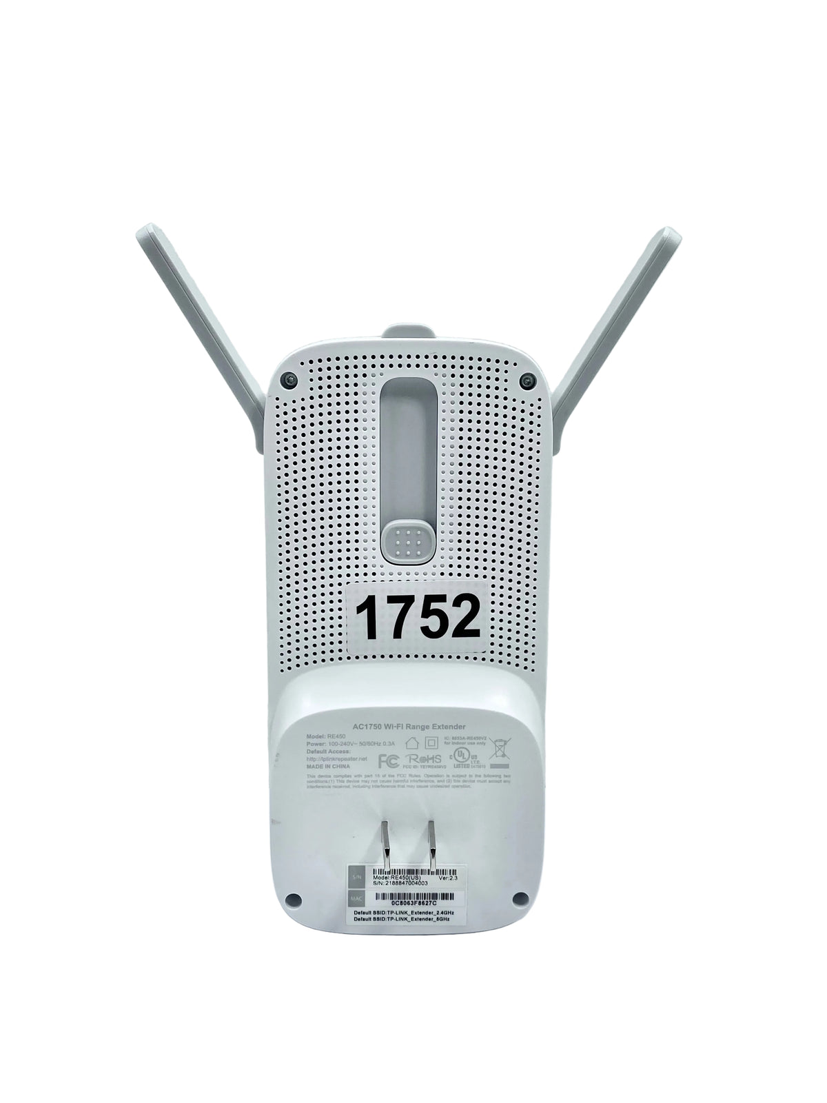 Extensor Wi-Fi TP-Link RE450 AC1750 Dual Band