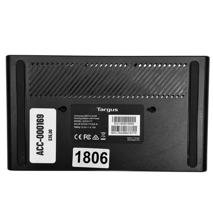 Docking Station Targus DOCK177 USB 3.0 c/ adaptador