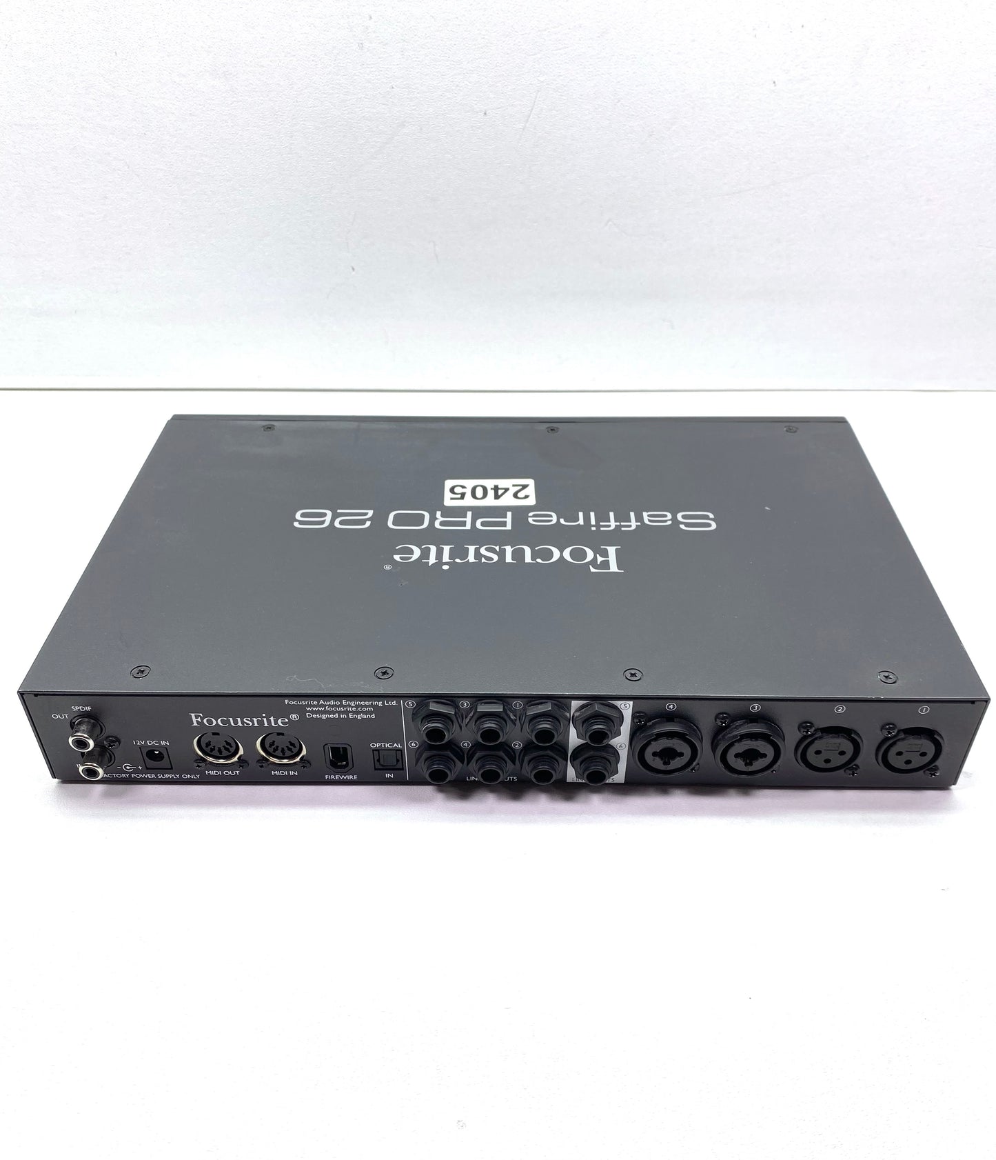 Interfaz de Audio Focusrite Saffire PRO 26 FireWire c/ Adaptador