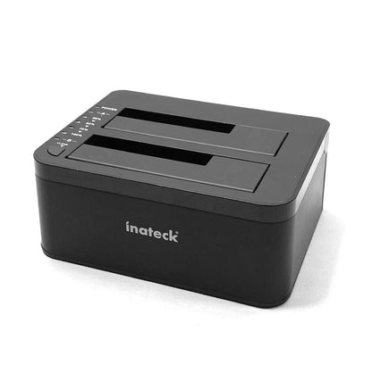 Lector & Clonador de Disco Duro SATA Inateck FD2002 USB 3.0 Dual c/ adaptador