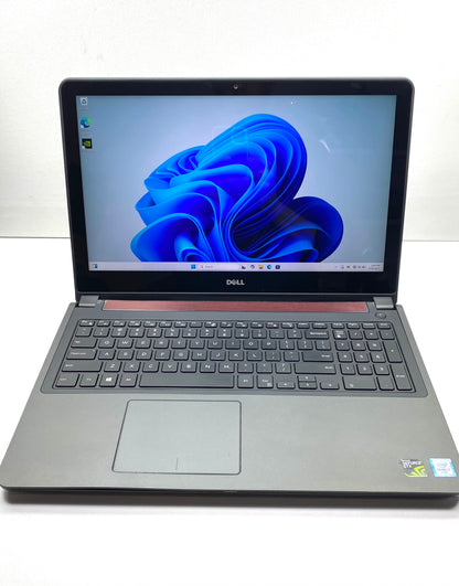 Laptop Dell Inspiron 7559 15.6" 3840x2160 (4K) Core i7-6700HQ 16GB RAM DDR3L 256GB M.2 SSD + 1TB HDD WINDOWS 11 PRO c/ cargador