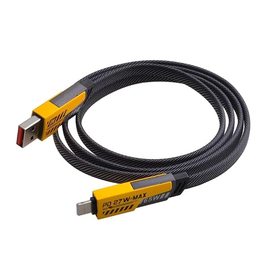 Cable 4 en 1 USB-C USB-A Lightning 65W Trenzado Nuevo