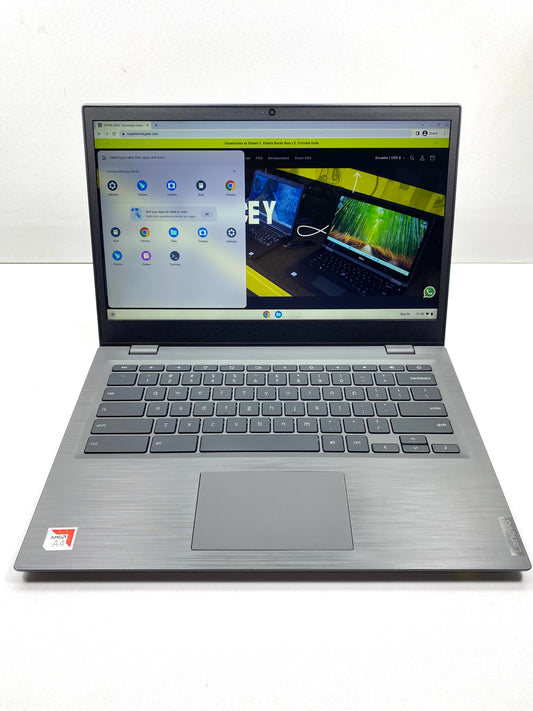 Laptop Lenovo 14e Chromebook 81MH0006US 14" 1366x768 (HD) A4-9120C 4GB RAM DDR4 32GB eMMC CHROME OS c/ cargador